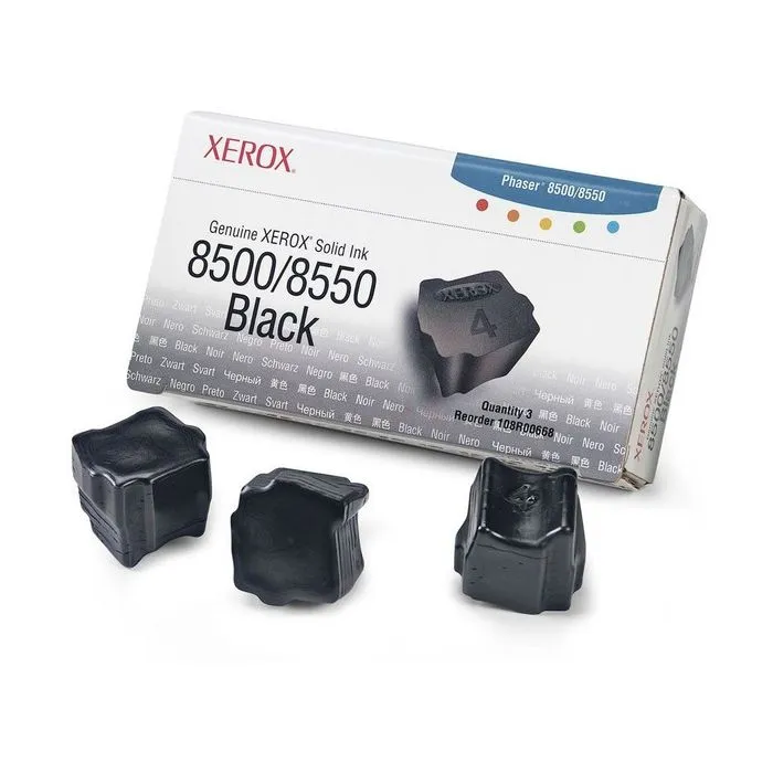 Encre solide d'origine Xerox 108R00668 - noire Encre solide d'origine Xerox 108R00668 - noire