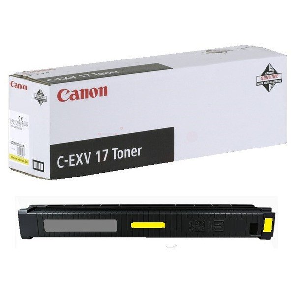 ORIGINAL Canon 0259B002 / C-EXV 17 - Toner jaune