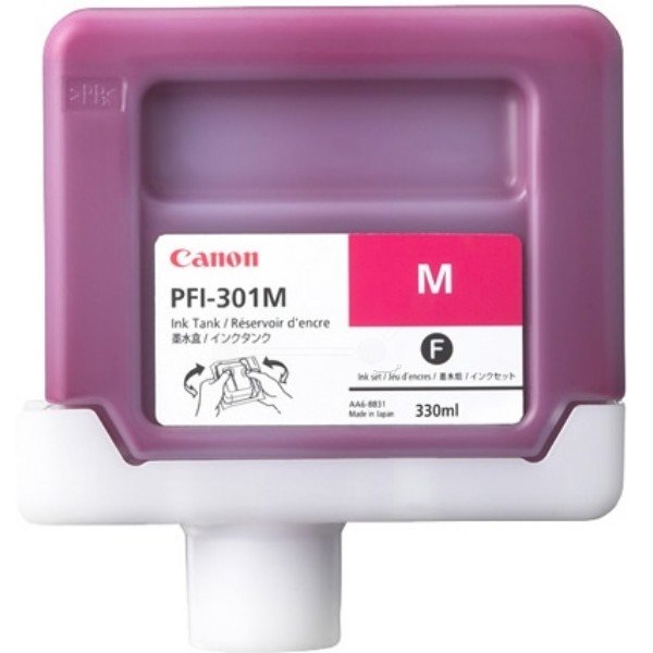 ORIGINAL Canon 1488B001 / PFI-301 M - Cartouche d'encre magenta