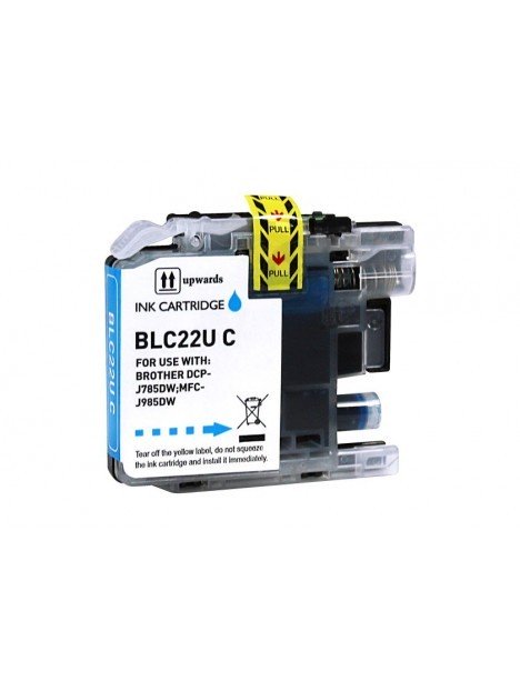 COMPATIBLE Brother LC22UC - Cartouche d'encre cyan