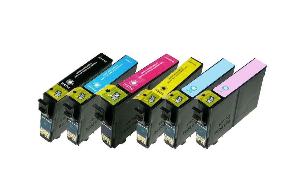 Pack de 6 COMPATIBLES Epson C13T24384011 / 24XL - Cartouche d'encre multi pack
