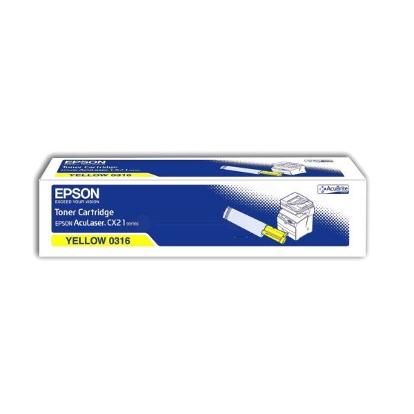 ORIGINAL Epson C13S050316 / 0316 - Toner jaune