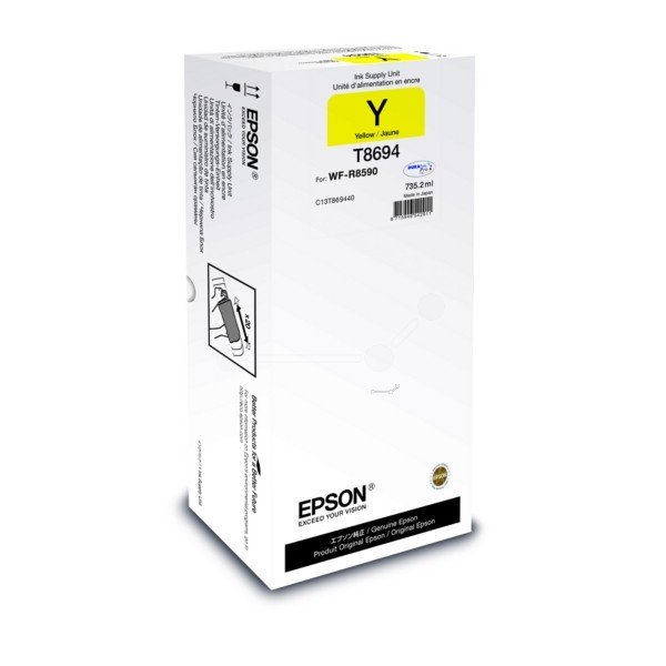 ORIGINAL Epson C13T869440 / T8694 - Cartouche d'encre jaune