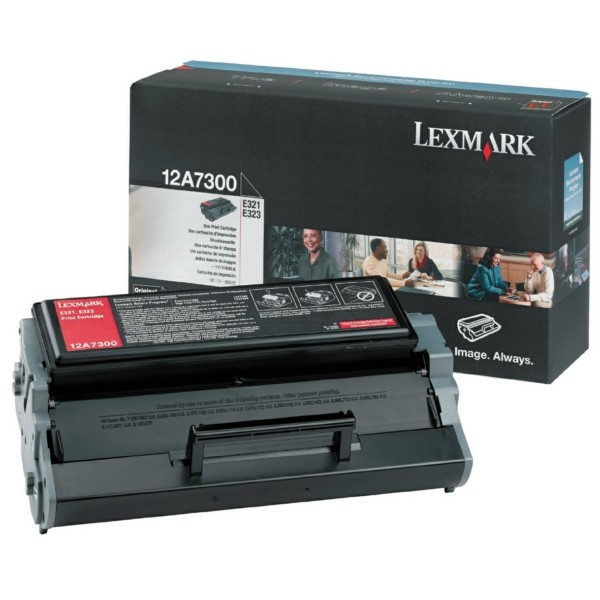ORIGINAL Lexmark 12A7300 - Toner noir