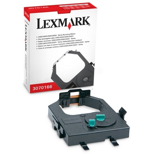 ORIGINAL Lexmark 3070166 - Ruban nylon noir