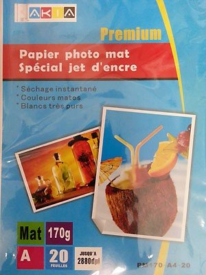 Papiers photo MAT - A3 - 50 feuilles - 170g