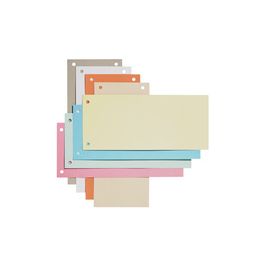 Classement Documents Intercalaires Carton Oxford - Lot De 200 - Jaune 190g/m² Perforés Intercalaires Perforés Recyclés