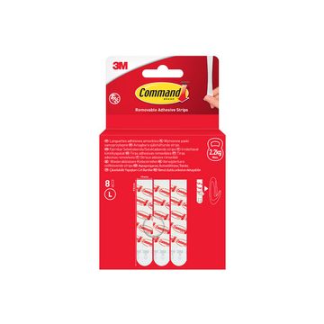 3M Command Paquet de recharge languettes adhésives, blanc