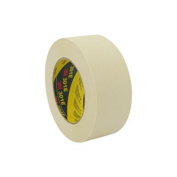 3M Ruban adhésif de masquage papier 301E, 48 mm x 50m, beige
