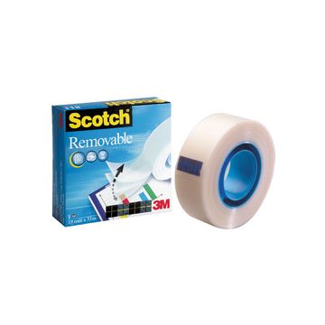 3M Scotch Ruban adhésif Removable 811, 19 mm x 33 m