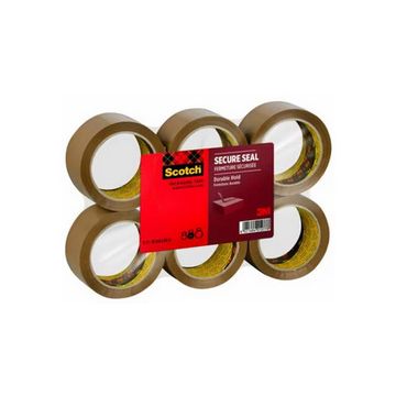 3M Scotch Ruban adhésif d'emballage SECURE SEAL, 50mm x 66m