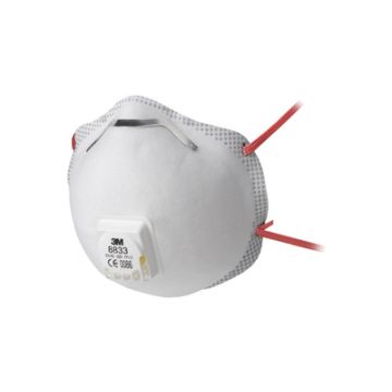 3M masque de protection respiration 8833 - classique, x10