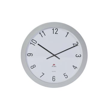 ALBA Horloge murale "HORGIANT", montre à quartz, gris métal