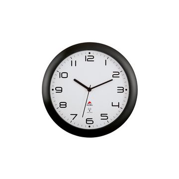 ALBA Horloge murale radiopilotée "HORNEWRC N", noir
