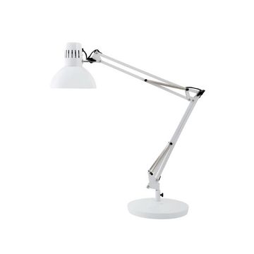 ALBA Lampe de bureau LED "ARCHI", pince/socle, blanc