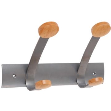 ALBA Patère murale "PMV2", 2 doubles patères