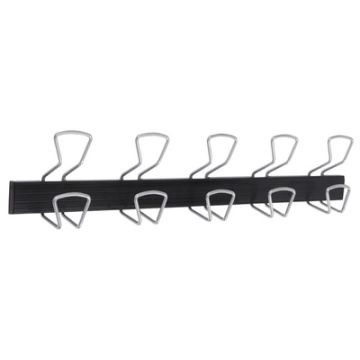 ALBA Portemanteau mural "PRO5", 5 crochets, gris/noir