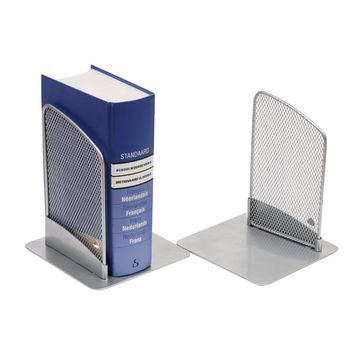 ALBA Serre-livre "MESHER", en fil d'acier, gris