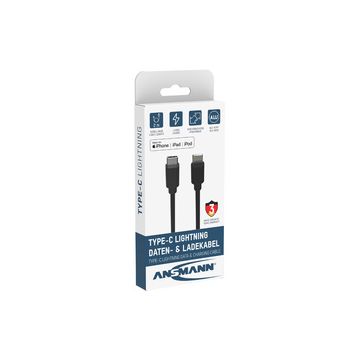 ANSMANN Câble de données & de charge, USB-C - Lightning