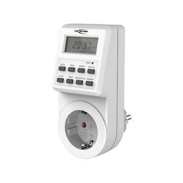 ANSMANN Digitale Wochenzeitschaltuhr AES6, weiß