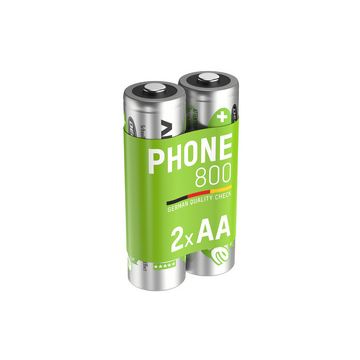 ANSMANN Pile Dect NiMH, Mignon AA, 1.800 mAh, blister de 2