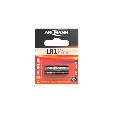 ANSMANN Pile alcaline "LR1", 1,5 volt, blister d'1