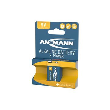 ANSMANN Pile alcaline "X-Power", E-bloc 9V