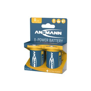 ANSMANN Pile alcaline "X-Power", Mono D, blister de 2
