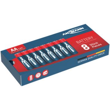 ANSMANN Pile alcaline, Migon AA, lot de 8 ANSMANN Pile alcaline, Migon AA, lot de 8