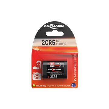 ANSMANN Pile au lithium 2CR5, 6 V, carte blister