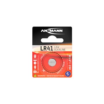 ANSMANN Pile bouton alcaline "LR41", 1,5 Volt (AG3)