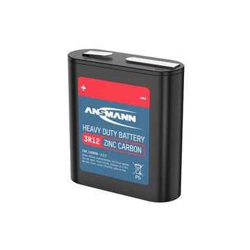 ANSMANN Pile plate au zinc/carbone, 3R12, 4,5 Volt