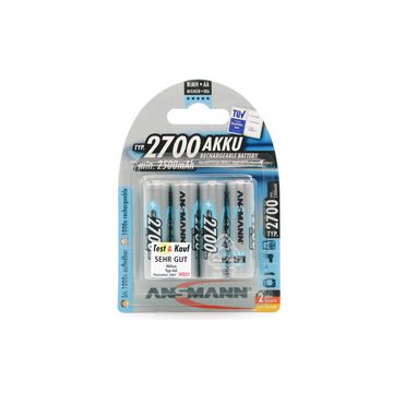 ANSMANN Pile rechargeable NiMH Premium, Mignon AA, 2.700 mAh