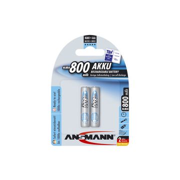 ANSMANN Pile rechargeable NiMH maxE, Micro (AAA), 800 mAh