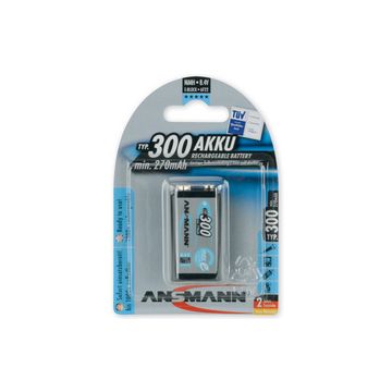 ANSMANN Pile rechargeable NiMH maxE, bloc E 9V, 300 mAh