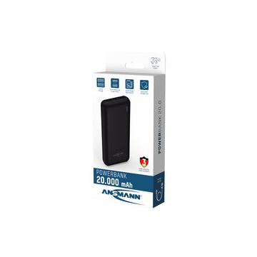 ANSMANN Powerbank PB212, 20.000 mAh, noir