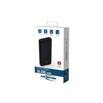 ANSMANN Powerbank PB212, 30.000 mAh, noir