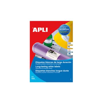 APLI Etiquette, résistant aux intempéries, 210 x 148,5 mm