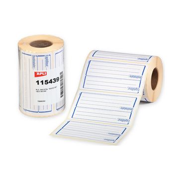 APLI Etiquettes "expéditeur/destinataire", 65 x 125 mm