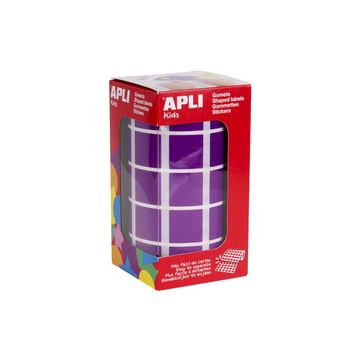 APLI Kids Gommette de couleur "carré", en rouleau, lila
