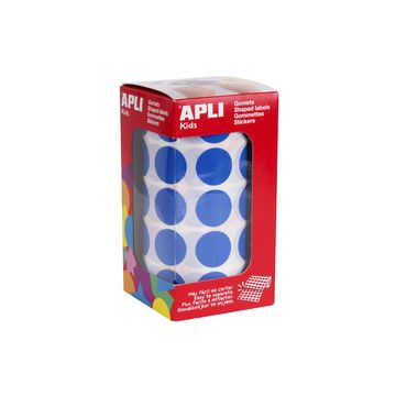 APLI Kids Gommette de couleur en rouleau, bleu