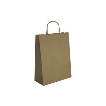 APLI Sac en papier, kraft, moyen, brun