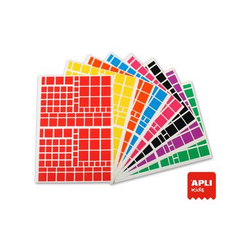 APLI kids Gommettes "Carré", grand conditionnement