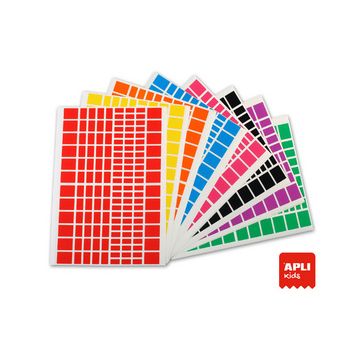 APLI kids Gommettes "Rectangle", grand conditionnement