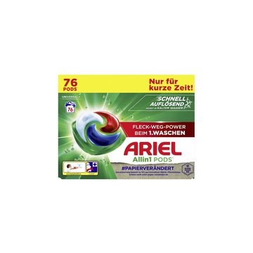 ARIEL Lessive en capsules All-in-1 Universal+, 76 lavages