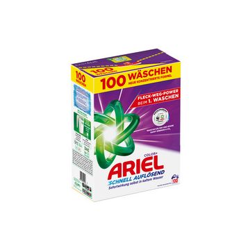 ARIEL Lessive en poudre Color+, 5,03 kg - 100 lavages