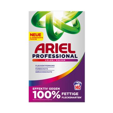 ARIEL PROFESSIONAL Lessive en poudre Color+, 140 lavages