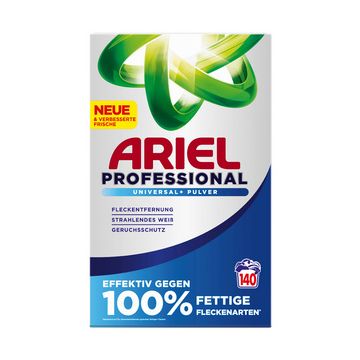 ARIEL PROFESSIONAL Lessive en poudre Universal+, 140 lavages