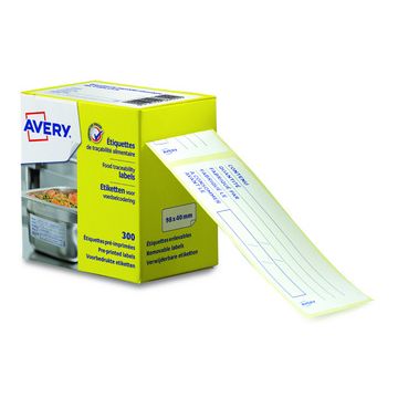 AVERY Etiquette de traçabilité alimentaire, 98 x 40 mm