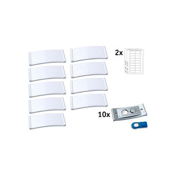 AVERY Zweckform Badge, 70 x 30 mm, set de 10, argent